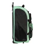 Travelers Club Xpedition 30 Inch Multi-Pocket Upright Rolling Duffel Bag, Seafoam, 30" Suitcase