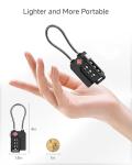 LUGGEX TSA Locks for Luggage, Suitcase Locks TSA Approved, Luggage Locks, Ease of Use & Durable