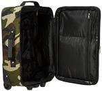 Rockland Fashion Softside Upright Luggage Set,Expandable, Wheel, Telescopic Handle, Camouflage, 2-Piece (14/19)