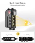 LUGGEX TSA Locks for Luggage, Suitcase Locks TSA Approved, Luggage Locks, Ease of Use & Durable
