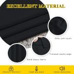 NICETOWN Black Out Curtains for Bedroom 84 inches Long - Light Reducing Thermal Insulated Solid Grommet Curtains/Panels/Drapes for Living Room (Set of 2, W52 x L84)