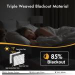 MIULEE Baby Pink Blackout Curtains for Girls Bedroom Living Room 63 Inches Long 2 Panels, Nursery Thermal Insulated Room Darkening Drapes Solid Grommet Top Noise Reducing Window Curtains 40x63 Inch