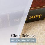 OWENIE White Sheer Curtains 84 inches Long 2 Panels Set, Sheer White Curtains for Living Room/Bedroom, Rod Pocket Voile Sheer Panel Drapes, 2pcs, Each 42" W x 84" L