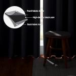 HOMEIDEAS Blackout Curtains for Bedroom 52 X 84 Inch Long 2 Panels Set Light Grey/Gray Room Darkening Curtains/Drapes, Soundproof Thermal Grommet Window Curtains for Living Room