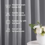 HOMEIDEAS Blackout Curtains for Bedroom 52 X 84 Inch Long 2 Panels Set Light Grey/Gray Room Darkening Curtains/Drapes, Soundproof Thermal Grommet Window Curtains for Living Room