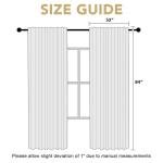 H.VERSAILTEX Blackout Curtains Thermal Insulated Window Treatment Panels Room Darkening Blackout Drapes for Living Room Back Tab/Rod Pocket Bedroom Draperies, 52 x 84 Inch, Light Sage, 2 Panels