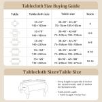 Laolitou Rustic Tablecloth Cotton Linen Waterproof Tablecloth Burlap Table Cloths for Kitchen Dining Cloth Table Cloth for Rectangle Tables Coffee Lines Rectangle,55''x70'',4-6 Seats