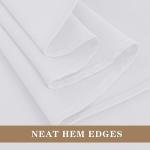 Fitable White Tablecloths for Rectangle Tables, 6 Pack - 70 x 120 Inches - Reusable and Washable Table Clothes for 6-8 Ft Tables, Polyester Fabric Table Covers for Wedding, Party, Banquet