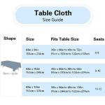 FINDYOU 10 Pack White Table Cloth Rectangle Table 60 x 102 Inch Tablecloths for 6 Foot Rectangle Tables. Stain and Winkle Resistant Polyester Washable White Tablecloths for Parties Wedding Dining