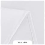 Fitable 8 Pack Table Cloth Rectangle Table: Stain and Wrinkle Resistant Tablecloth Rectangular, Washable Polyester Tablecloths for Wedding Party Dining Banquet Event Catering(White, 70x120 Inch)