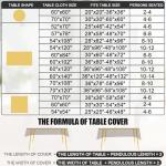 Smiry Rectangle Table Cloth, Waterproof Heavy Duty Vinyl Tablecloths, Wipeable Washable Table Cover for Kitchen and Dining Room (Beige, 60" X 84")