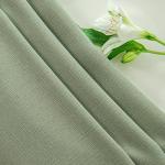 maxmill Rectangle Slubby Textured Tablecloth Waterproof Spillproof Wrinkle Free Table Cloth, Kitchen Dining Room Decoration, Fabric Table Cover for Holiday Party Dinner, 52 x 70 Inch, Sage Green