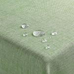 Softalker Outdoor Linen Textured Rectangle Tablecloth, Waterproof Wipeable Farmhouse Burlap Table Cloth, Stain Resistant Table Covers for Kitchen Dining Holiday Party (52 x 70, Sage Green)