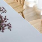 Lespoir Table Cloth 54x120 Inch White Tablecloth for Rectangle Tablecloth 8ft Table Cloths White Cotton Tablecloth Rectangular White Tablecloth Rectangle Table Cover