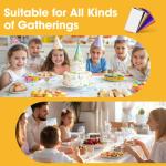 Niuara White Plastic Table Cloth Rectangle Table 15 Pack, 54''×108'' Tablecloth for 6ft Tables, Table Cloth for Disposable Use, Table Cover for Holiday Party, Gathering