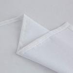 Lespoir Table Cloth 54x120 Inch White Tablecloth for Rectangle Tablecloth 8ft Table Cloths White Cotton Tablecloth Rectangular White Tablecloth Rectangle Table Cover