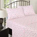 RUVANTI 100% Cotton Sheets Queen Size Set, 4 Pieces, Soft & Breathable Percale Weave Bedding, Deep Pocket 16", Hotel Standard, Crisp Cool Feeling, Durable, Perfect Floral Bed Sheet, Spring On