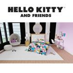 Franco Collectibles Hello Kitty & Friends Bedding 7 Piece Super Soft Comforter and Sheet Set with Sham, Full, (Official Licensed Product)