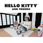 Franco Collectibles Hello Kitty & Friends Bedding 7 Piece Super Soft Comforter and Sheet Set with Sham, Full, (Official Licensed Product)