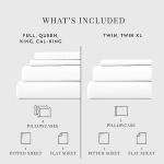 Linen Market Double-Brushed Microfiber Twin Sheet Set 3 Piece – Oeko-TEX Certified Ultra Soft & Wrinkle-Free - 16" Deep Pocket Sheets - Easy Care Twin Size - White