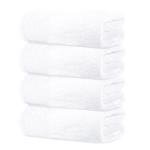 Tens Towels Pack of 4 Extra Large Bath Towels 30 x 60 Inches, 100% Cotton, Larger & Lighter Weight, Quicker to Dry, Super Soft and Absorbent, Perfect for Bathroom, White