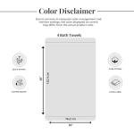Tens Towels Pack of 4 Extra Large Bath Towels 30 x 60 Inches, 100% Cotton, Larger & Lighter Weight, Quicker to Dry, Super Soft and Absorbent, Perfect for Bathroom, White