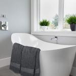 Utopia Towels 4 Pack Bath Towels Set, (27 x 54 Inches) 100% Ring Spun Cotton, Quick Dry, Highly Absorbent, Soft Feel Towels, Perfect for Daily Use (Grey)