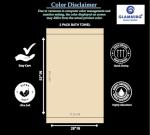 GLAMBURG 100% Cotton 2 Pack Oversized Bath Towel Set 28x55 Inches, Ultra Soft Highly Absorbant Compact Quickdry & Lightweight Large Bath Towels, Ideal for Gym Travel Camp Pool - Black