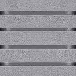 Utopia Towels 8 Piece Luxury Towel Set, 2 Bath, 2 Hand, and 4 Wash Cloths, 600 GSM Ring Spun Cotton, Highly Absorbent Viscose Stripe Towels, Ideal for Everyday use, Cool Grey