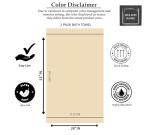 BELIZZI HOME Ultra Soft 2 Pack Oversized Bath Towel Set, 28x55 inches, 100% Cotton, Large, Absorbent, Quick Dry, Lightweight, Ideal for Gym, Travel, Camp, Pool - Black