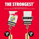 Brawny Tear-A-Square 3-Ply Paper Towels, 6 Double Rolls = 12 Regular Rolls, Strong, Absorbent, and Durable with 3 Sheet Sizes (Quarter, Half, Full)