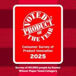 Brawny Tear-A-Square 3-Ply Paper Towels, 6 Double Rolls = 12 Regular Rolls, Strong, Absorbent, and Durable with 3 Sheet Sizes (Quarter, Half, Full)