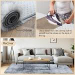 Mugorn 8x10 Area Rugs for Living Room, Large Fluffy Rugs for Bedroom, Soft Carpet Shag Kids Room Rug, Non-Slip Fuzzy Rugs Indoor (Grey Tie-Dyed, 8ft x 10ft)
