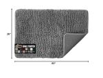 GORILLA GRIP Dog Doormat, Absorbent Doormats for Muddy Dogs Paws, 60x36 Machine Washable Soakstopper Rugs, Cleaner Floors, US Designed Pet Bed Door Mat, Indoor Entrance Pets Rug, Gray