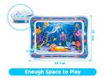 Yeeeasy Tummy Time Water Mat丨Inflatable Tummy Time Water Play Mat for Babies, Infants and Toddlers 3 to 12 Months Promote Development Toys Baby Gifts