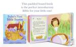 Baby's First Bible Stories Padded Board Book - Gift for Easter, Christmas, Communions, Newborns, Birthdays, Beginner Bible (Little Sunbeams)