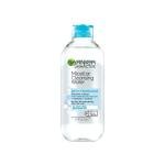 Garnier Micellar Water For Waterproof Makeup, Hydrating Facial Cleanser & Makeup Remover, Suitable for Sensitive Skin, Vegan, Cruelty Free, 13.5 Fl Oz (400mL), 1 Count