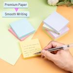 Sticky Notes 3x3 Inches, 8 Pads, 800 Sheets, 8 Color Sticky Note Pads, Premium Sticky Pads, Sticky Notes Bulk, Self-Stick Note Pads, 100 Sheets/pad