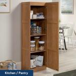 Sauder Miscellaneous Storage Cabinet/ Pantry cabinets, Highland Oak finish