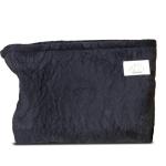 HAPPYHEIDI Large Floral Black Quilted Makeup Bag Cosmetic Toiletry Travel Pouch Purse Organizer, Canvas Lined, Embroiddered Flowers