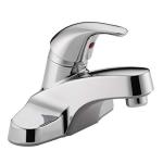 Peerless Centerset Bathroom Faucet Chrome, Bathroom Sink Faucet, Single Handle, Chrome P131LF