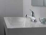 Peerless Centerset Bathroom Faucet Chrome, Bathroom Sink Faucet, Single Handle, Chrome P131LF