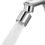 Hibbent NSF/ANSI/CAN 61 Certified Faucet Aerator, CUPC Certification 360° Twist Kitchen Sink Aerator, Dual-function Sink Sprayer Attachment, Faucet Replacement Part 55/64'' Female Thread, Chrome