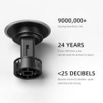 Ryuwanku Bathroom Faucet Brushed Nickel Modern Waterfall Bathroom Sink Faucet with Single Handle Suitable for 1 or 3 Holes,Supply Deck Plate and Hose