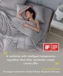 ESCURA NeoCool™ Cooling Comforter – Engineered for Longer Cooling & Temperature Regulating with German Patented Fill – Lightweight & Breathable for Hot Sleepers – iF Award Winner – King/Cali King