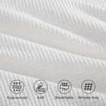 Bedsure Cotton Duvet Cover Queen - 100% Cotton Waffle Weave Coconut White Duvet Cover Queen Size, GentleSoft™ and Breathable Bedding Set for All Season, 3 Pieces, 90"x90"