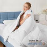 DUMOS Comforter and Duvet Insert King Size, 102" x 90" All Season Alternative Duvet Insert with Corner Tabs, Machine Washable Quilted Hotel Comforter, Bedding for Women/Men, White