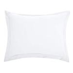 Amazon Basics Lightweight Microfiber 3 Piece Duvet Cover Set with Zipper Closure, Full/Queen, Bright White, Solid