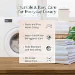 California Design Den Duvet Cover King Size Only - Winner Good Housekeeping Best Bedding Awards 2025, Premium 400 Thread Count Sateen, 100% Cotton Duvet Covers, Button Closure & Corner Ties - White