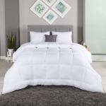 Utopia Bedding All Season Down Alternative Quilted Queen Comforter, Duvet Insert with Corner Tabs, Machine Washable, Bed Comforter (White)